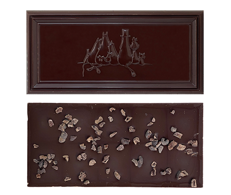 Organic Moomin Chocolate The Hattifatteners – Mörk choklad 70% med kakaonibs
