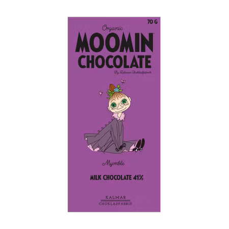 Organic Moomin Chocolate Mymble – Naturell mjölkchoklad 41%