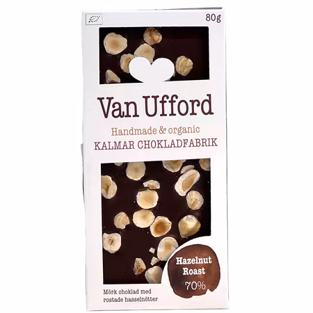 Chokladkaka Hazelnut roast – Mörk choklad med rostade hasselnötter