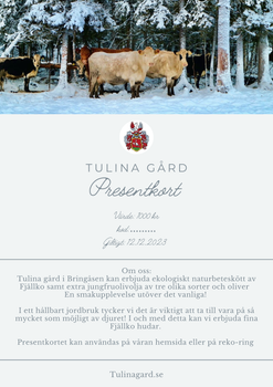 Presentkort - Digitalt