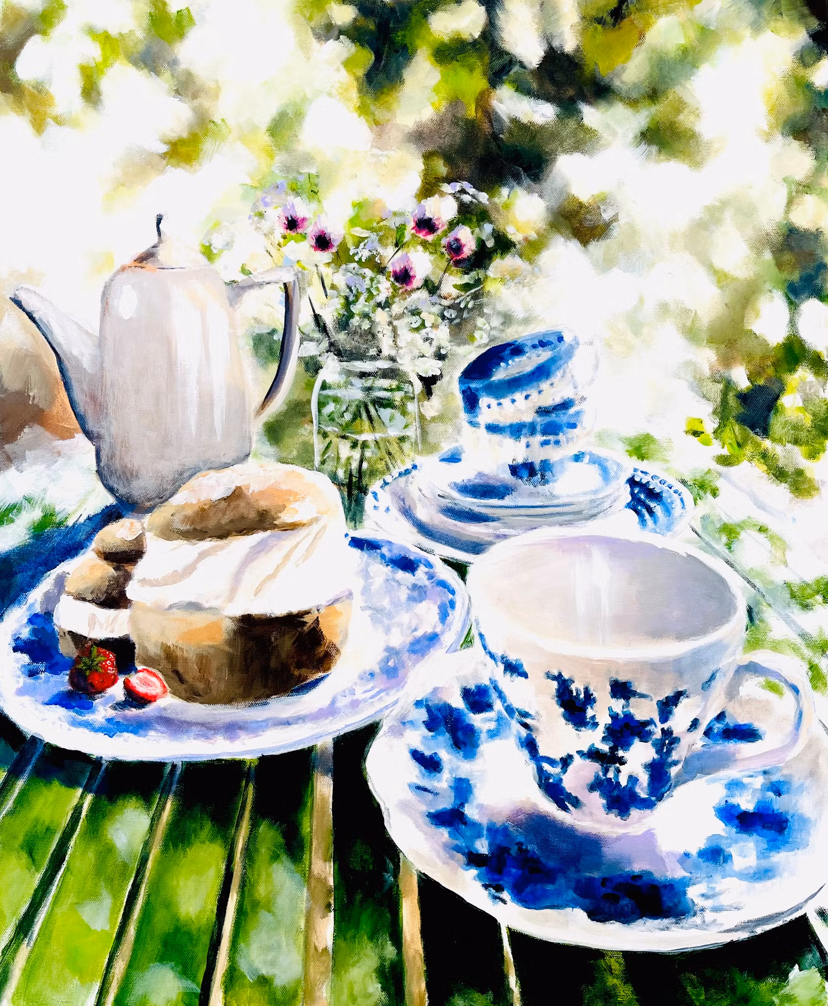 Semla och Söder-te 40x50