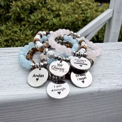 Armband med text - UJDesign