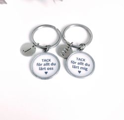 Nyckelring - Tack för allt du lärt oss!