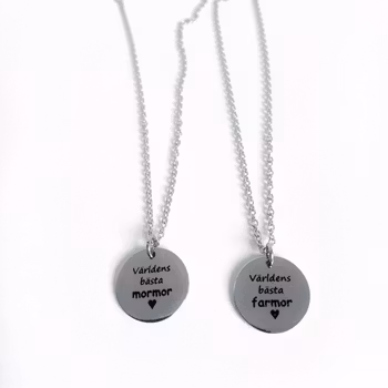 Världens bästa mormor, farmor - halsband