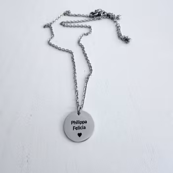 Halsband med namn
