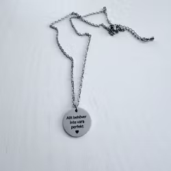 Halsband med egen text