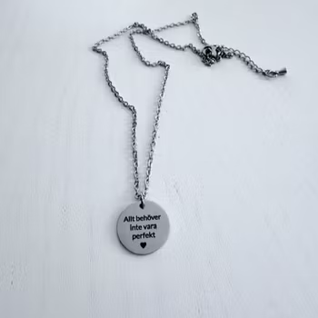 Halsband med egen text