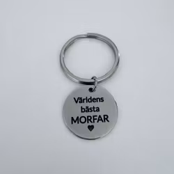 Nyckelring – Världens bästa morfar