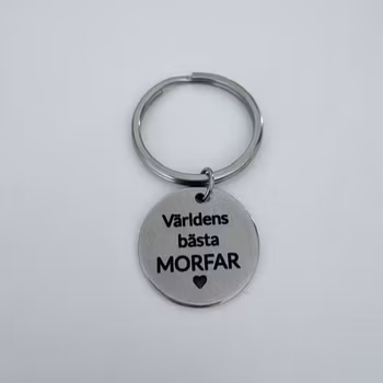 Nyckelring – Världens bästa morfar