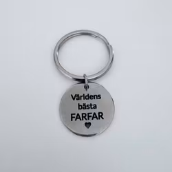 Nyckelring – Världens bästa farfar