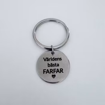 Nyckelring – Världens bästa farfar