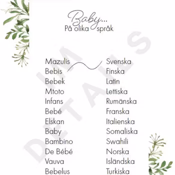 Babyshower lekar - Digital produkt