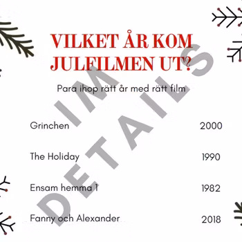 Jullekar till julafton