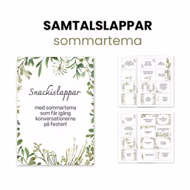 Snackislappar - med sommartema