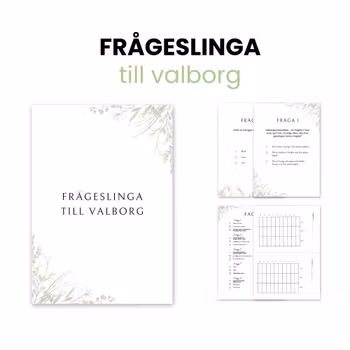 Frågeslinga till valborg