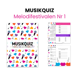 Musikquiz - Melodifestivalen Nr 1