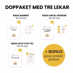 Doppaket - tre lekar till dop