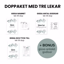 Doppaket - tre lekar till dop