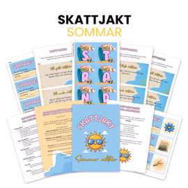 Sommar skattjakt för barn