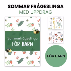 Sommar frågeslinga för barn