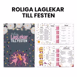Roliga laglekar till festen