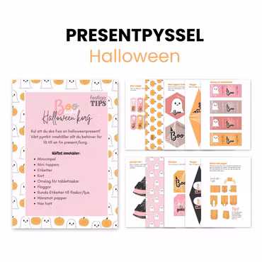 Halloween - presentdekorationer
