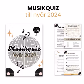 Musikquiz - nyår 2024