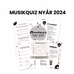 Musikquiz - nyår 2024