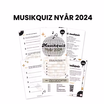 Musikquiz - nyår 2024