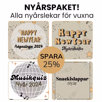 ALLA nyårslekar för vuxna