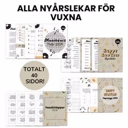 ALLA nyårslekar för vuxna