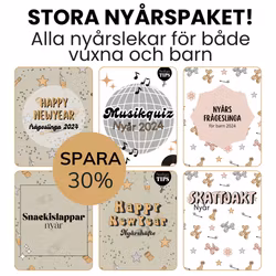 ALLA nyårslekar för både vuxna och barn