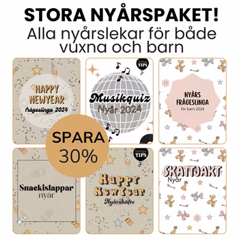 ALLA nyårslekar för både vuxna och barn