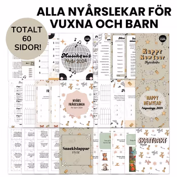 ALLA nyårslekar för både vuxna och barn