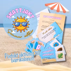 Sommar skattjakt för barn