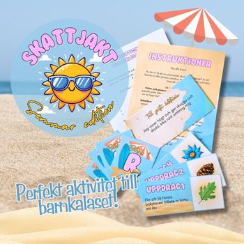 Sommar skattjakt för barn