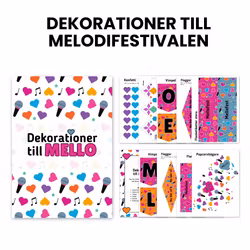 Dekorationer till melodifestivalen