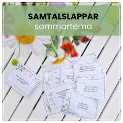 Snackislappar - med sommartema