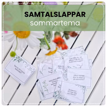 Snackislappar - med sommartema