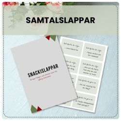 Snackislappar - få igång konversationer på festen