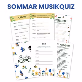 Musikquiz - Sommartema