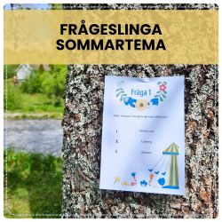 Sommarfrågeslinga för vuxna