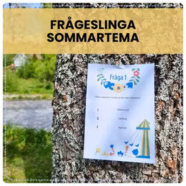 Sommarfrågeslinga för vuxna