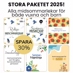 Alla midsommarlekar 2025 för både vuxna och barn