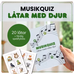 Musikquiz - Hitta rätt djur