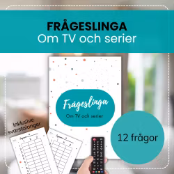 Frågeslinga om TV och serier