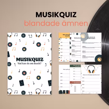 Musikquiz - blandade frågor