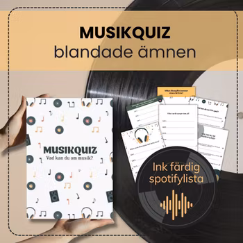 Musikquiz - blandade frågor