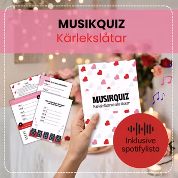 Musikquiz - kärlekslåtar