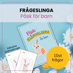 Frågeslinga till påsk för barn